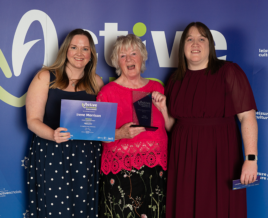 Lifetime Commitment Award Irene Morrison 