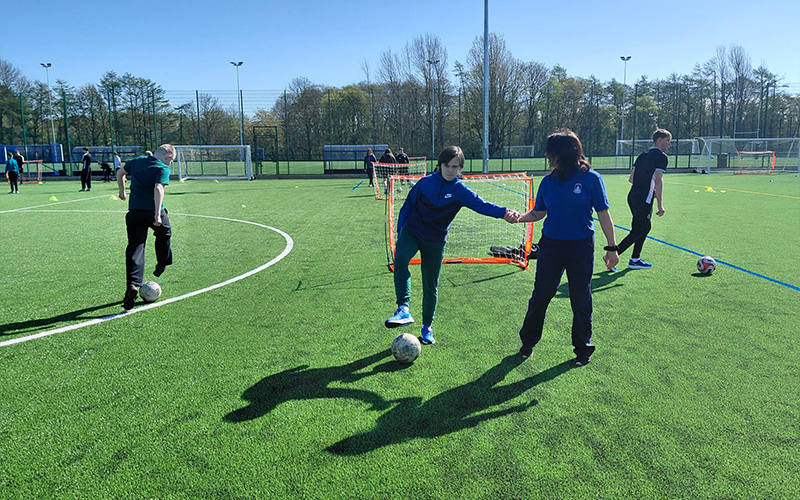 Football festival brings inclusive sport to life for young people across Tayside
