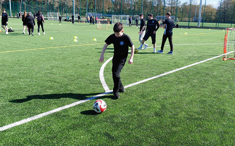 Football festival brings inclusive sport to life for young people across Tayside
