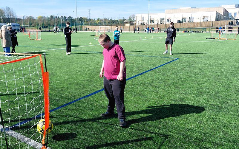 Football festival brings inclusive sport to life for young people across Tayside